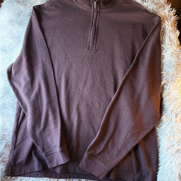 Van Heusen Turtleneck Sweater Men XL 1/4 Zip Preppy Western Golf Business - Picture 3 of 9